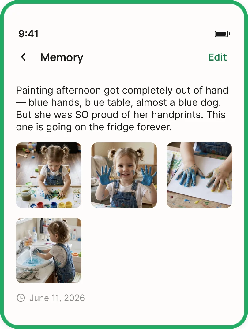 A moment: painting afternoon