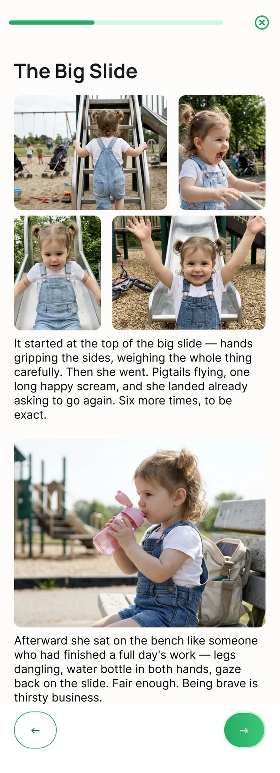 Chapter one of a monthly story
